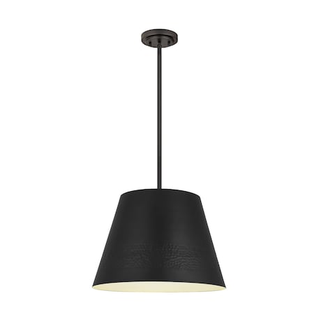 Z-Lite Maddox 1 Light Chandelier, Matte Black 6013-18MB